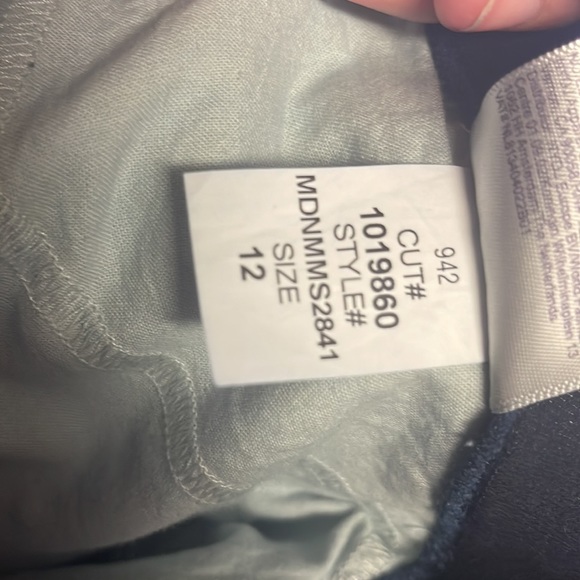 NYDJ pull on straight jeans dark wash - Picture 3 of 16